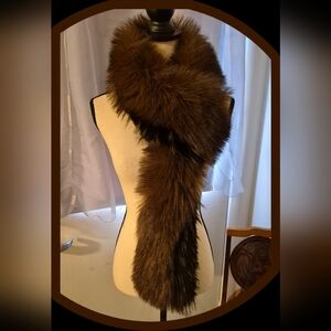 Faboulas Furs Donna Salyers Faux Fur Loop Scarf w/Satin Lining